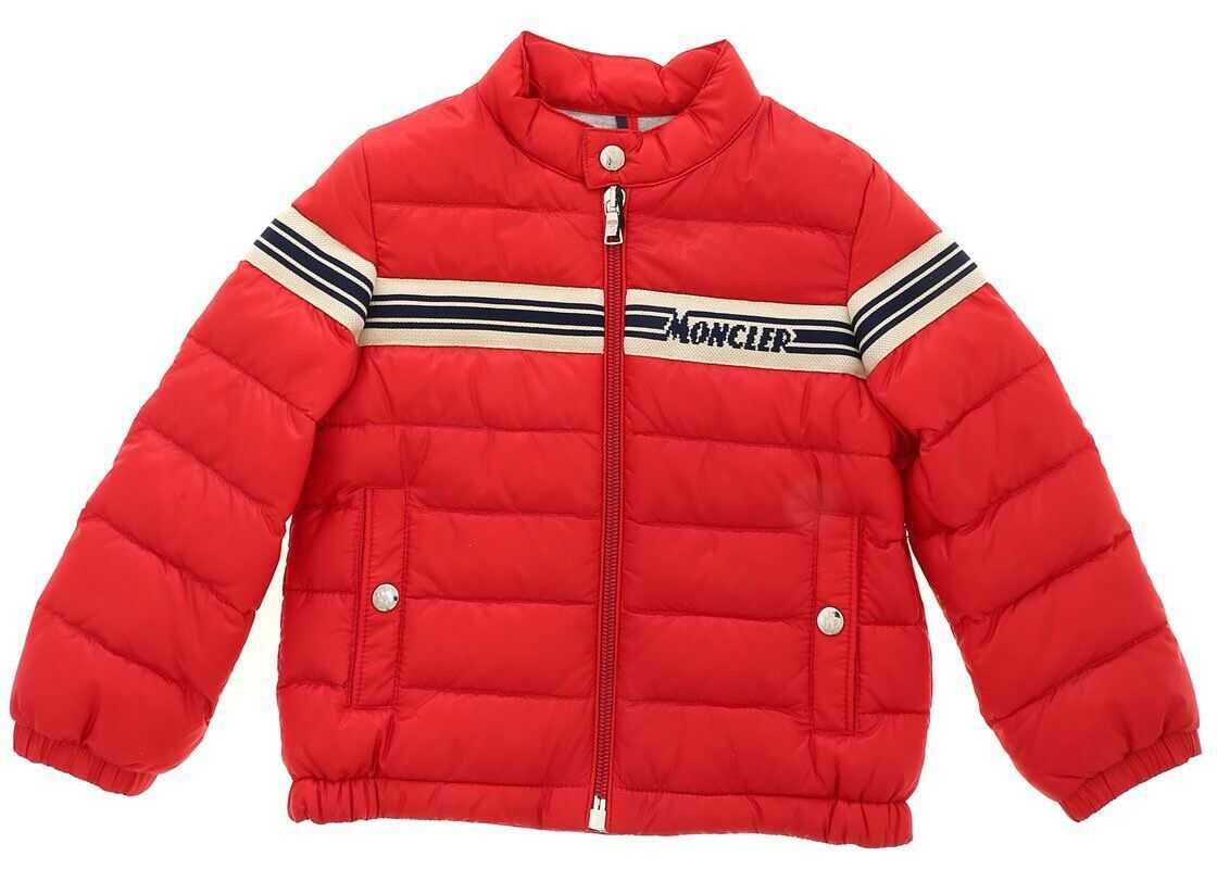 Moncler Kids Haraiki Down Jacket In Red Red