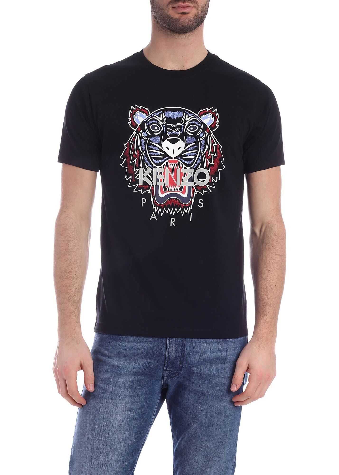 Kenzo Classic Tiger T-Shirt In Black Black