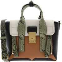 Genti de mana Pashli Handbag In Brown Black And White Femei