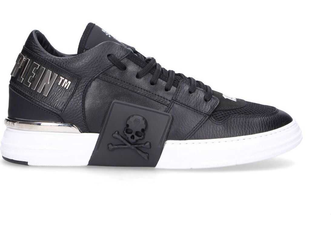 Philipp Plein Leather Sneakers* BLACK