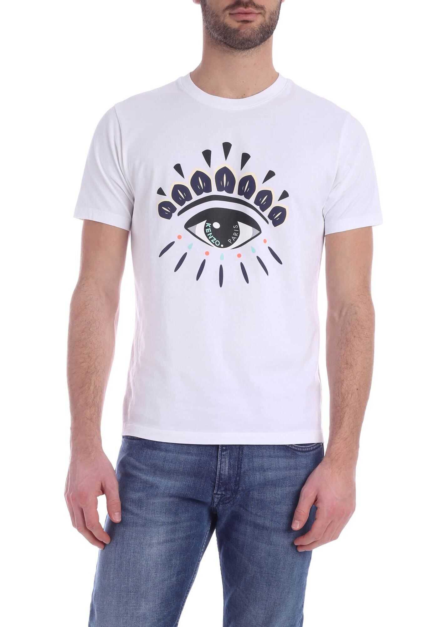 Kenzo Classic Eye T-Shirt In White White