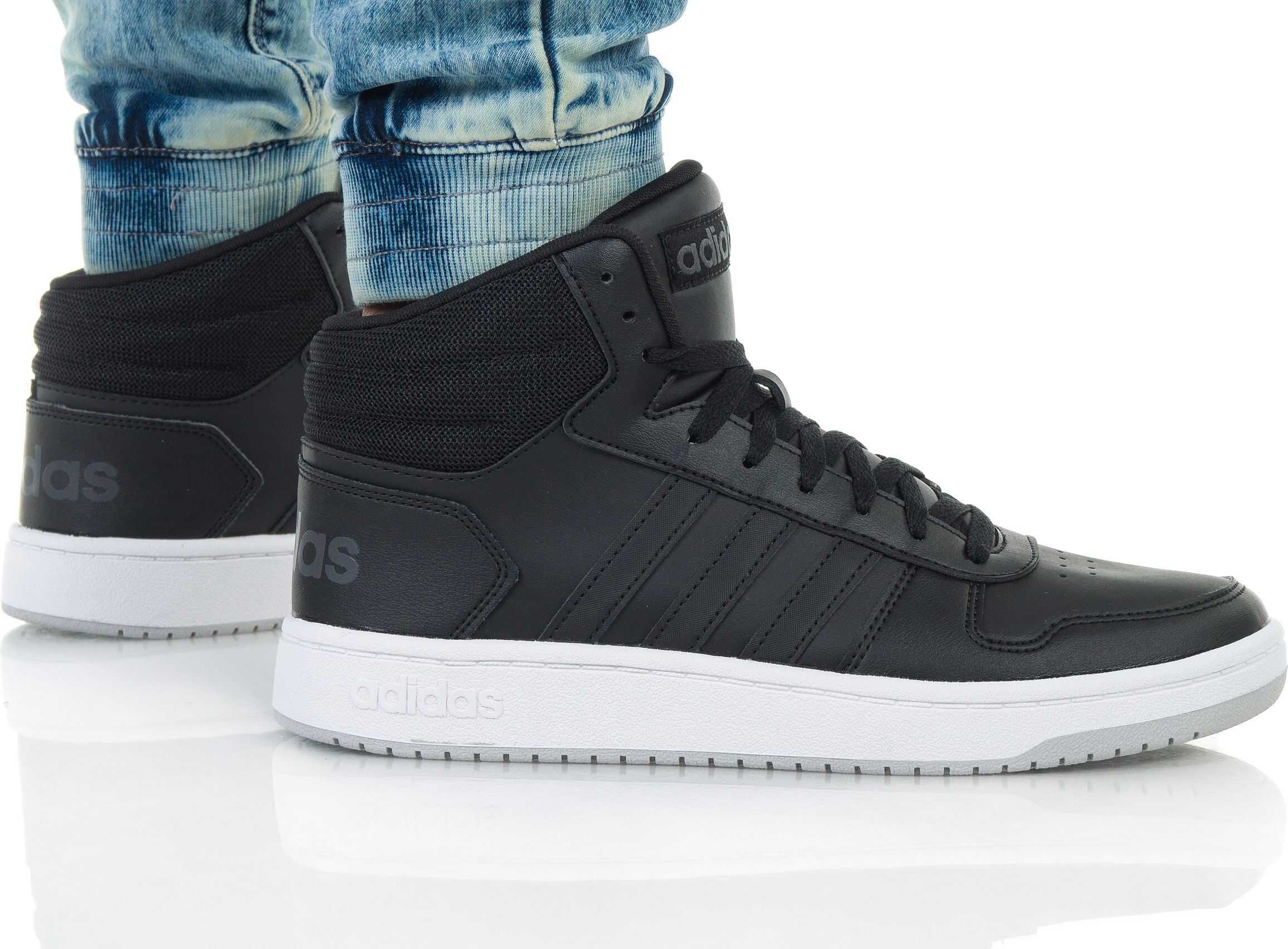 adidas Hoops 20 Mid Negru