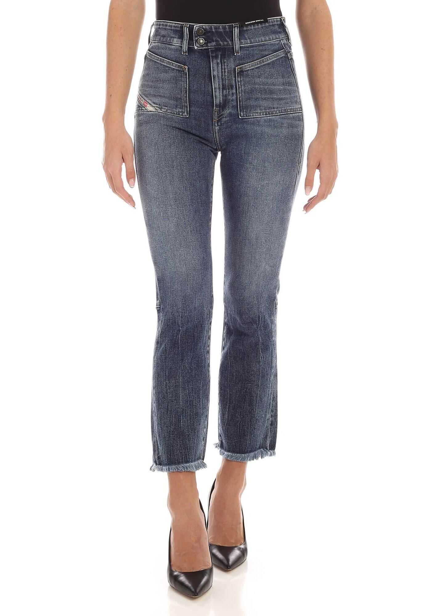 Diesel D-Earlie-H Jeans In Blue Blue