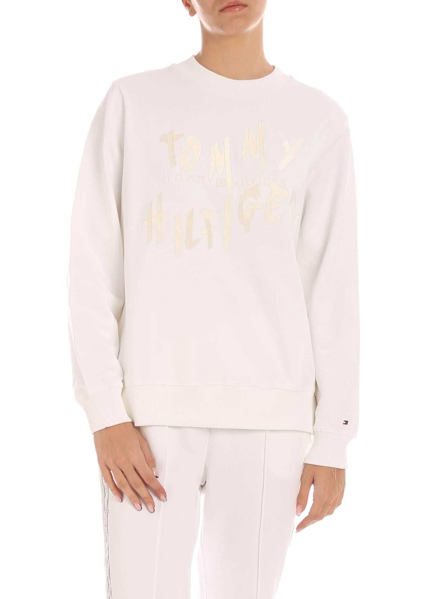 Bluza Tommy Hilfiger Romy Sweatshirt In White White
