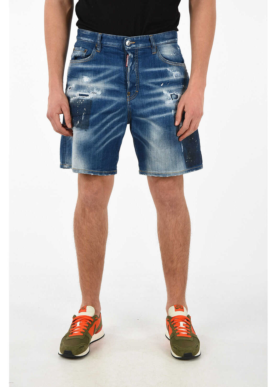 DSQUARED2 Vintage Effect BOXER Short BLUE