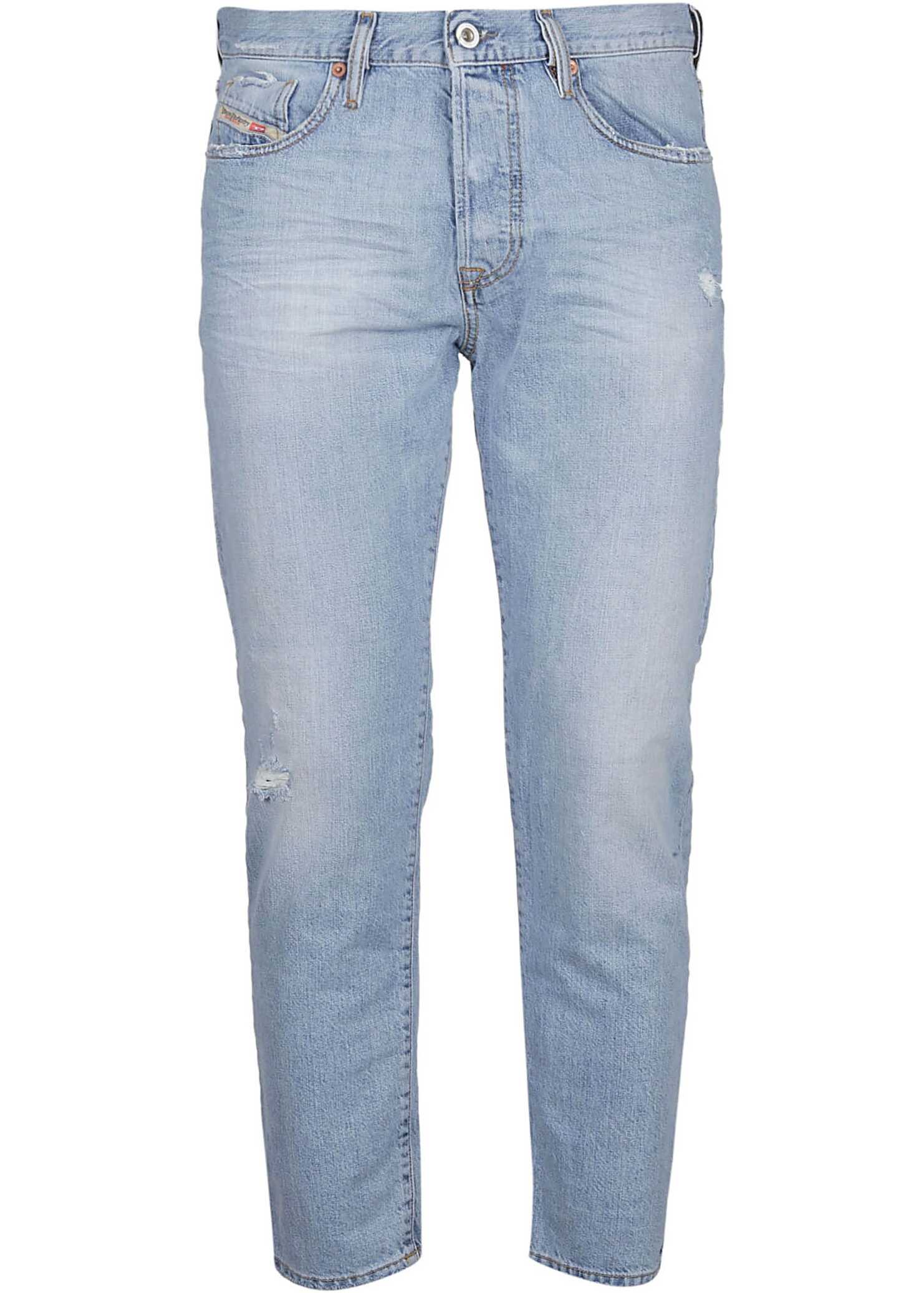 Blug Diesel 16cm Distressed MHARKY L.32 Jeans BLUE