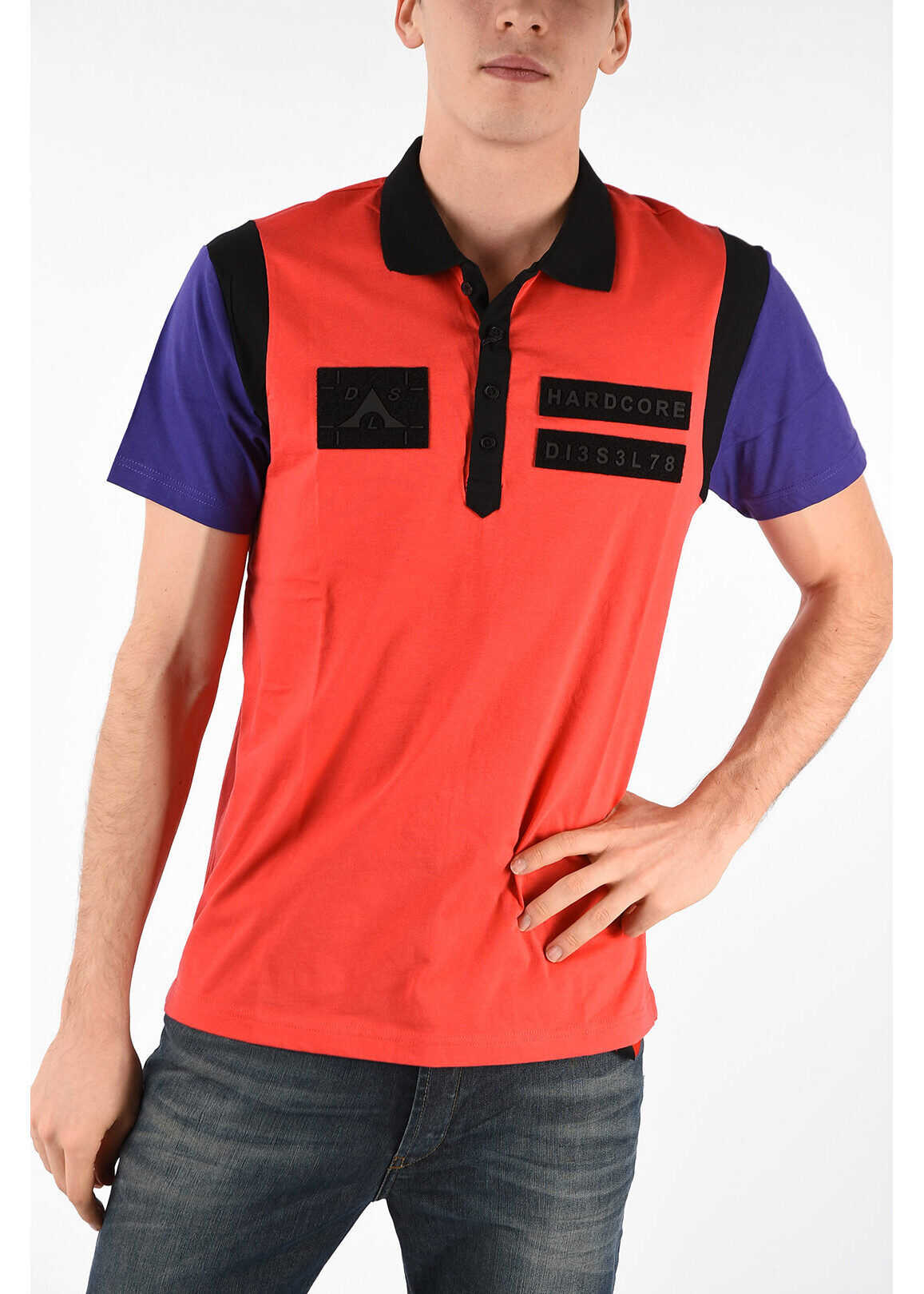 Diesel Embroidered T-KAZURO Polo MULTICOLOR
