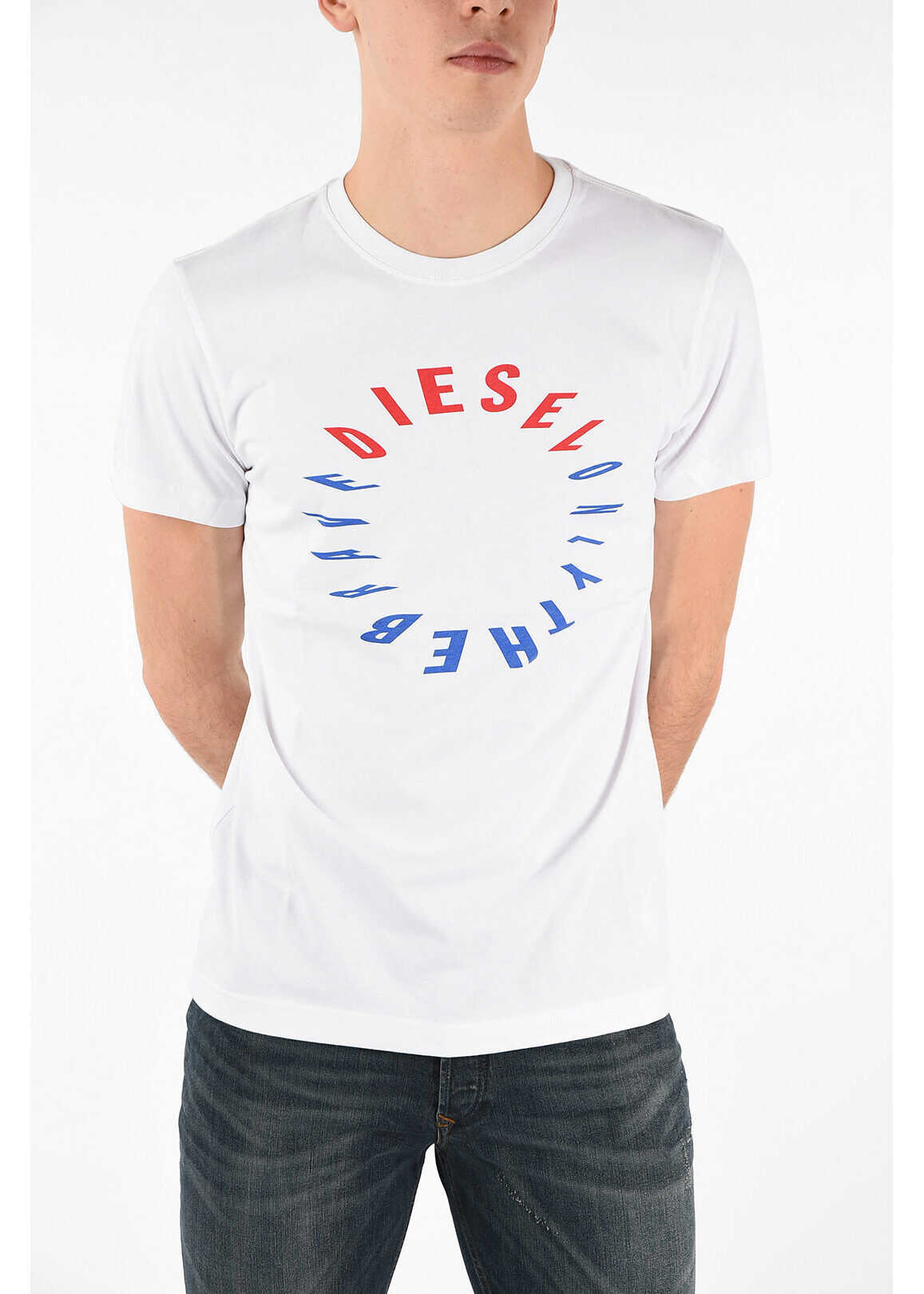 Diesel Printed T-DIEGO-Y2 T-shirt WHITE