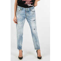 Blugi drepti 17cm Distressed BOYFRIEND Jeans Femei