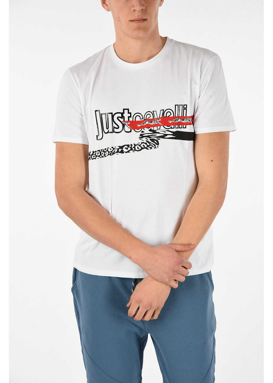 Just Cavalli Printed T-shirt WHITE