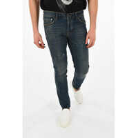 Blugi drepti Just Cavalli 18cm Printed Jeans