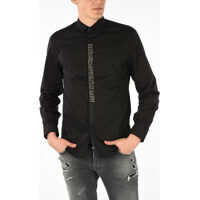 Camasi casual Hidden Closure Shirt with Studs Barbati