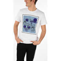 Tricouri Crewneck T-shirt with Embroideries Barbati