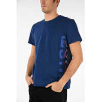 Tricouri Just Cavalli Crewneck T-shirt with Printed Logo