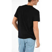 Tricouri Just Cavalli Crewneck T-shirt with Printed Logo