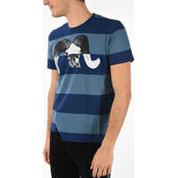 Tricouri Striped Crewneck T-shirt Barbati