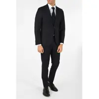 Costume Cc Collection Tartan Retailored Virgin Wool Drop 7 R 2-Butto Barbati