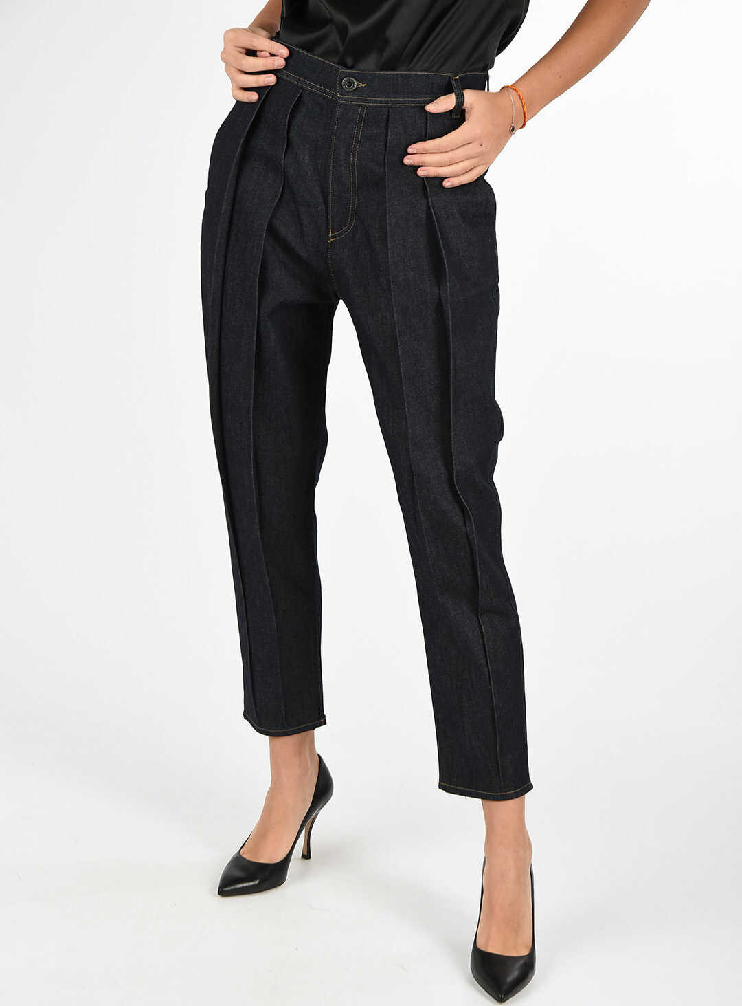 Blug Diesel BLACK GOLD Pleated TYPE-1723 Jeans BLUE