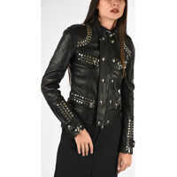 Geci de piele BLACK GOLD Studded LAZUS Jacket Femei