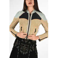 Geci de piele BLACK GOLD Suede Leather LOVOCK Jacket Femei