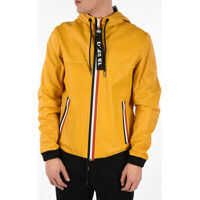 Geci de piele Leather Hooded L-TECH Jacket Barbati