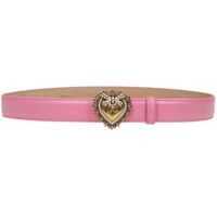 Curele Devotion Belt In Pink Lux Leather Femei
