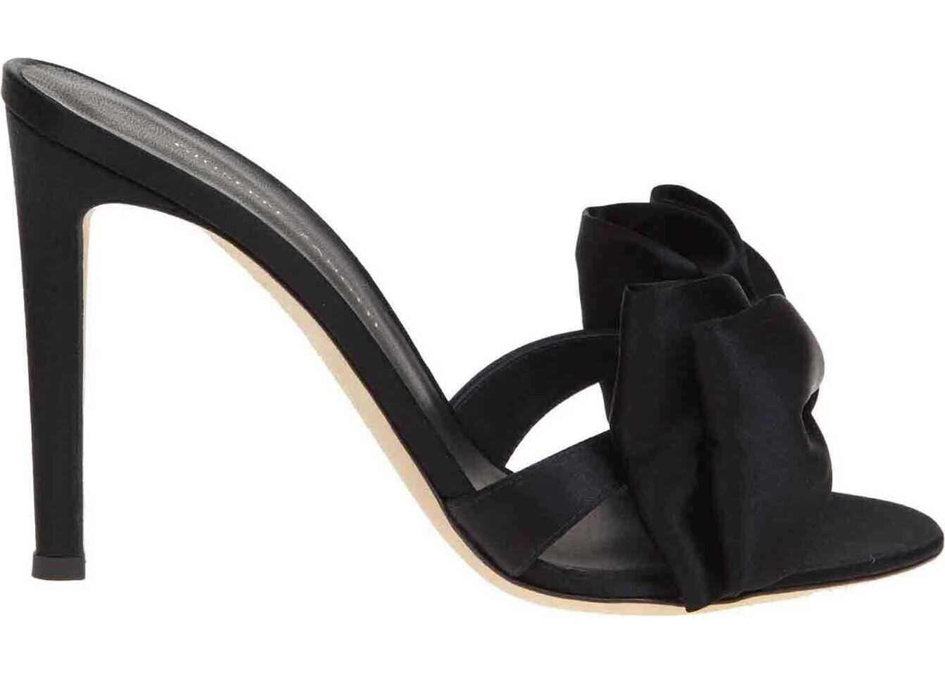 Giuseppe Zanotti Hanna Sandal In Black Black