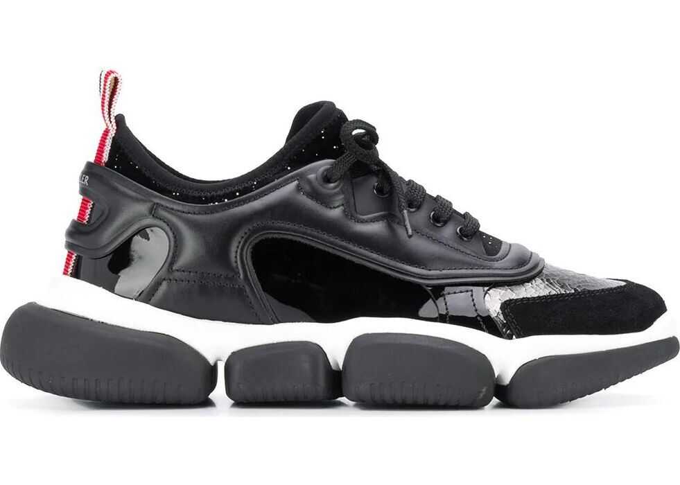 Moncler Leather Sneakers BLACK