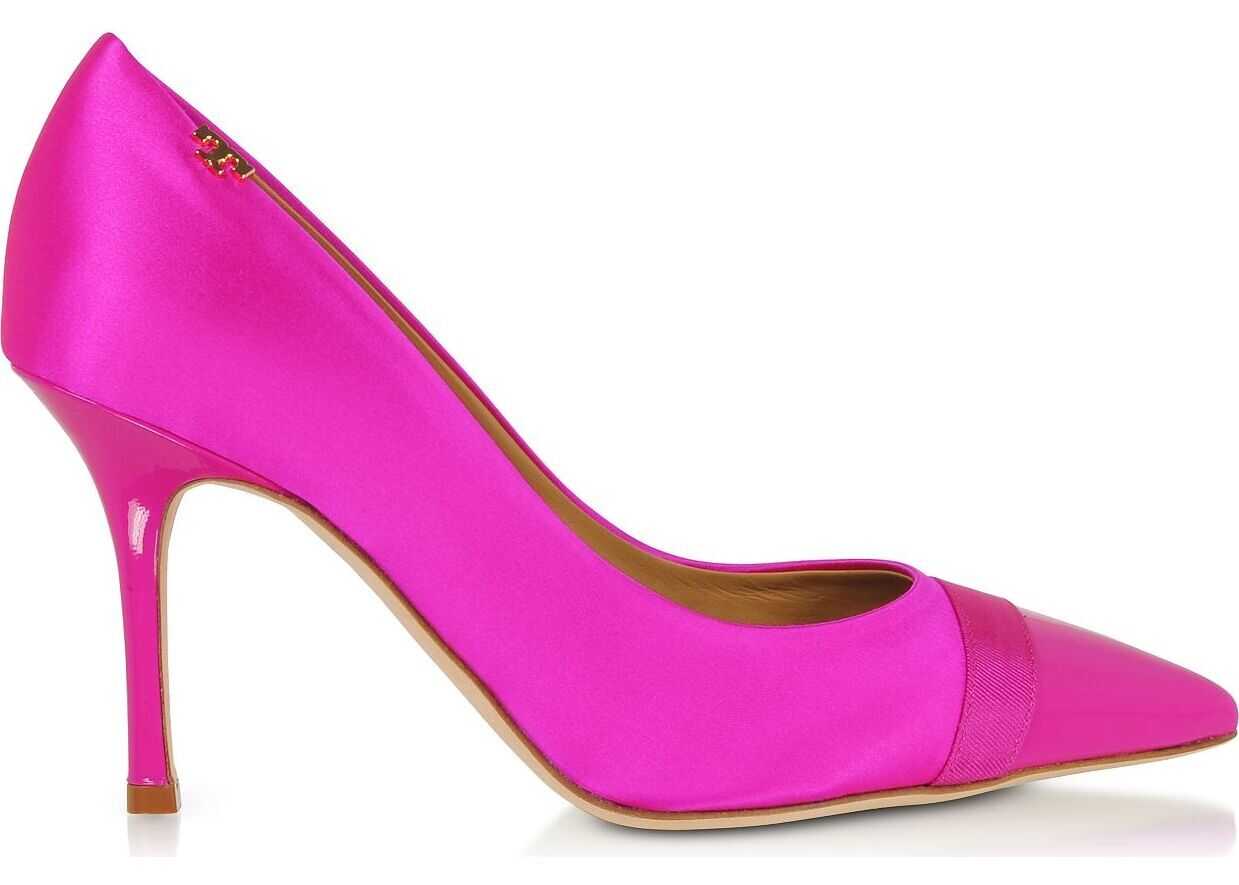 Tory Burch Leather Pumps FUCHSIA