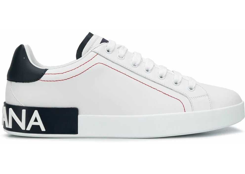 Dolce & Gabbana Leather Sneakers WHITE