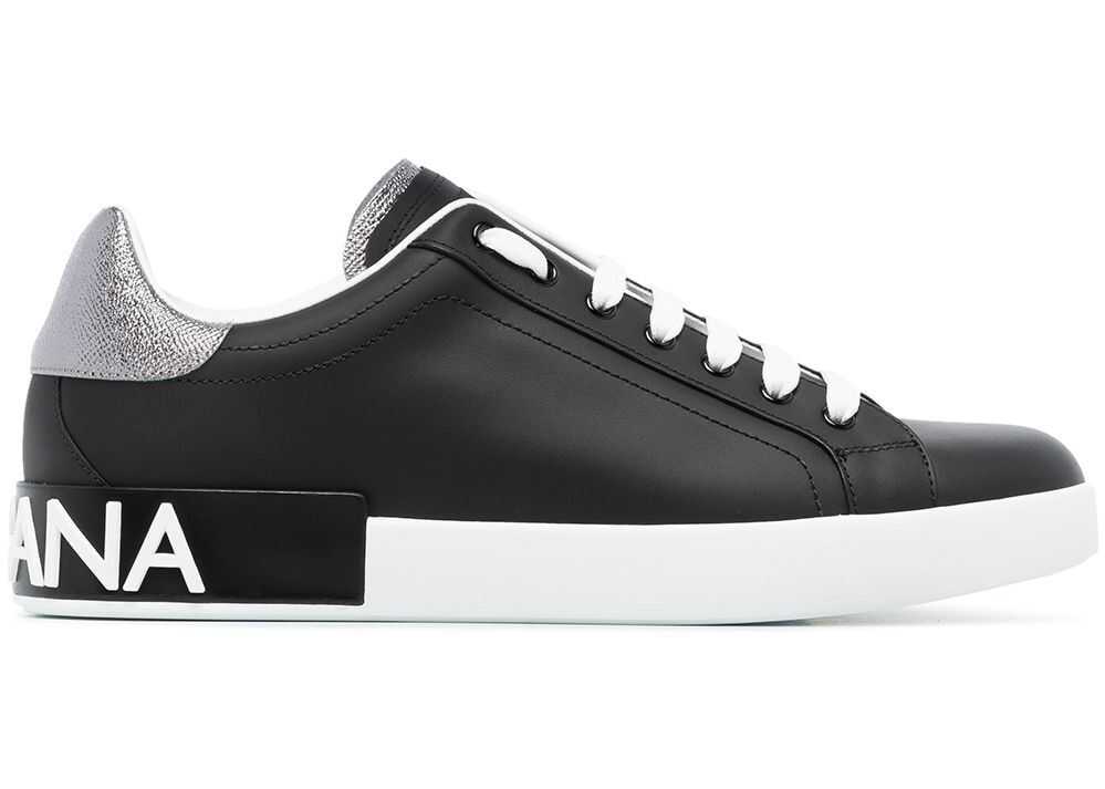 Dolce & Gabbana Leather Sneakers BLACK