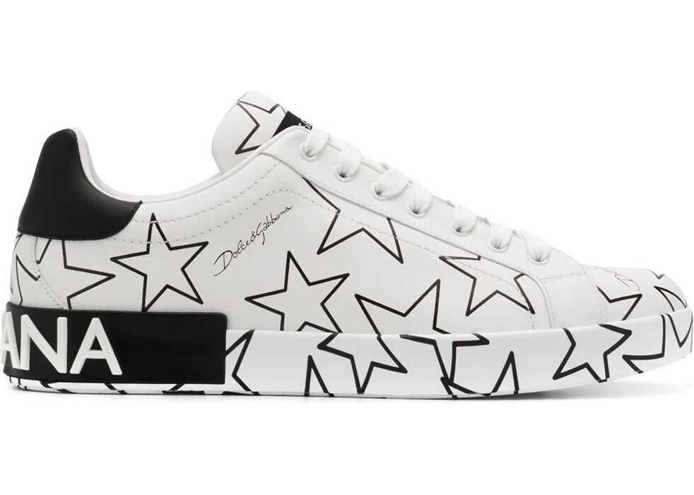 Dolce & Gabbana Leather Sneakers WHITE