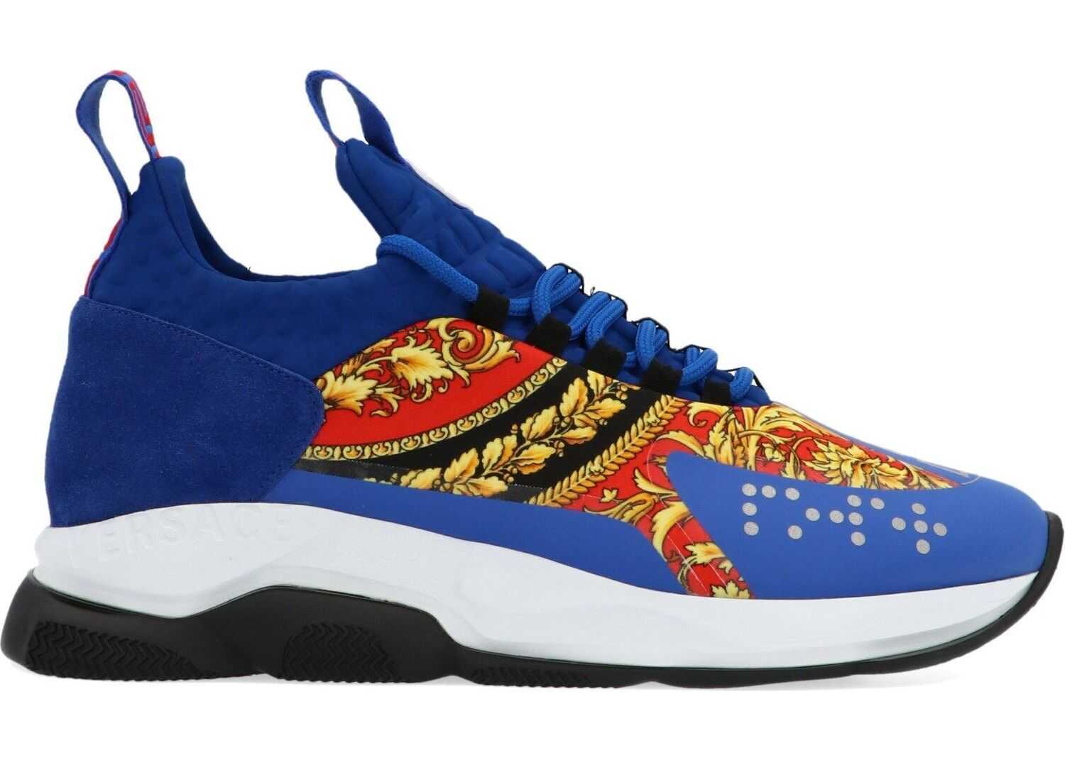 Versace Polyester Sneakers BLUE