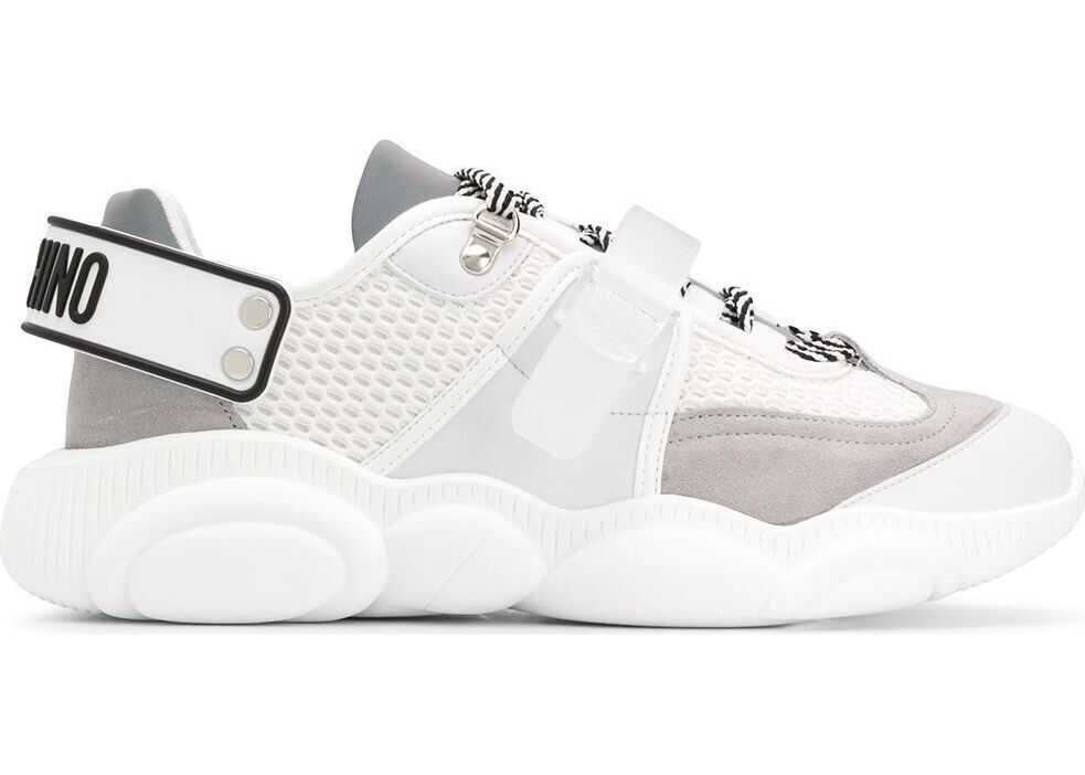 Moschino Polyester Sneakers WHITE