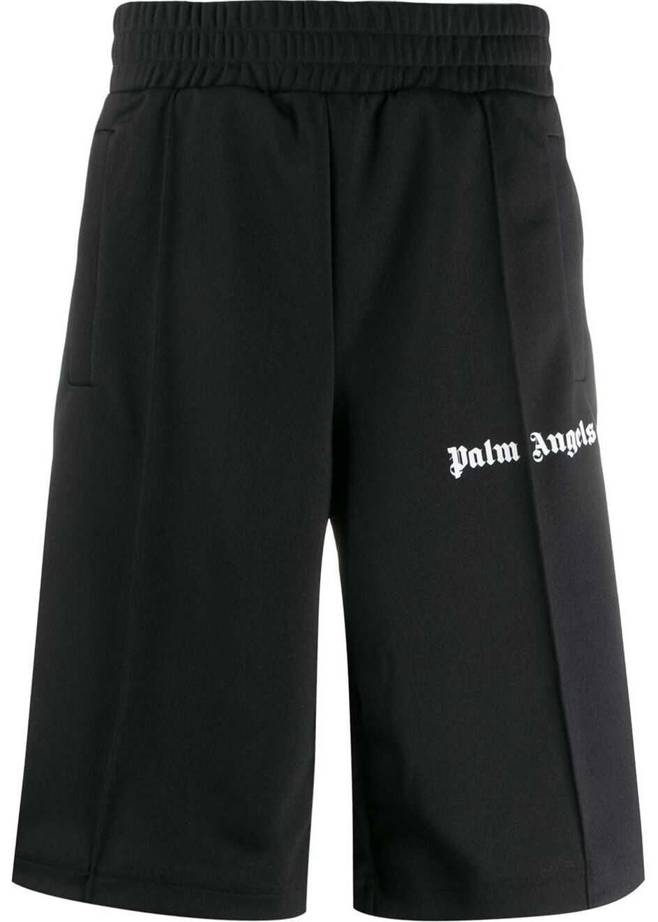 Palm Angels Polyester Shorts BLACK