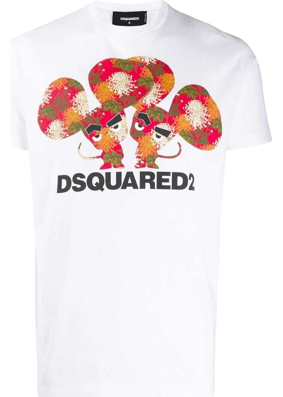 DSQUARED2 Cotton T-Shirt WHITE