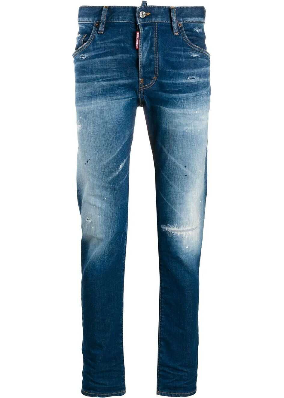 DSQUARED2 Cotton Jeans BLUE
