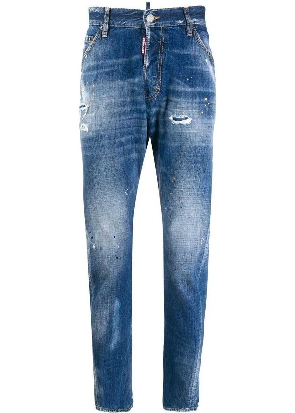 DSQUARED2 Cotton Jeans BLUE