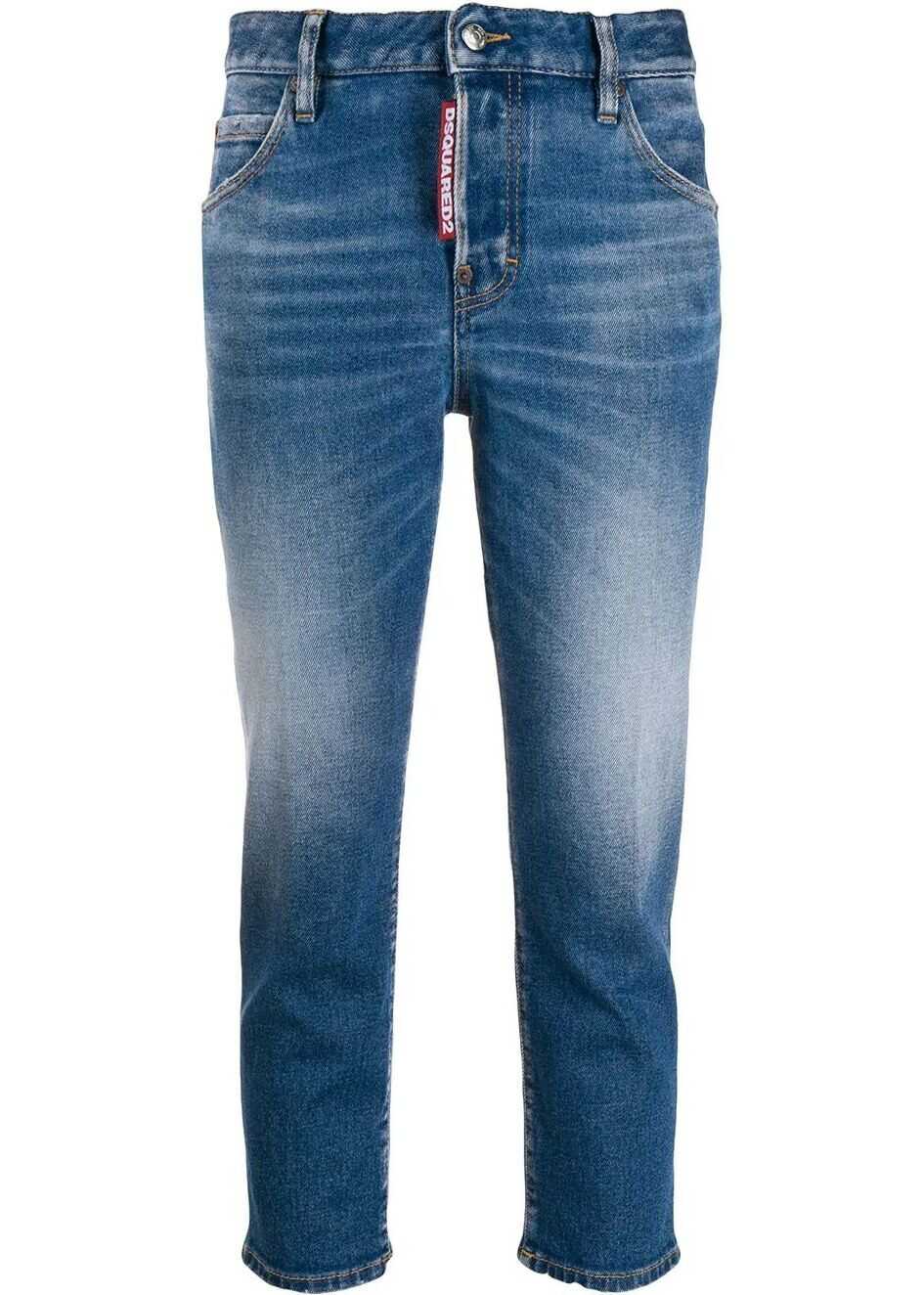 DSQUARED2 Cotton Jeans BLUE