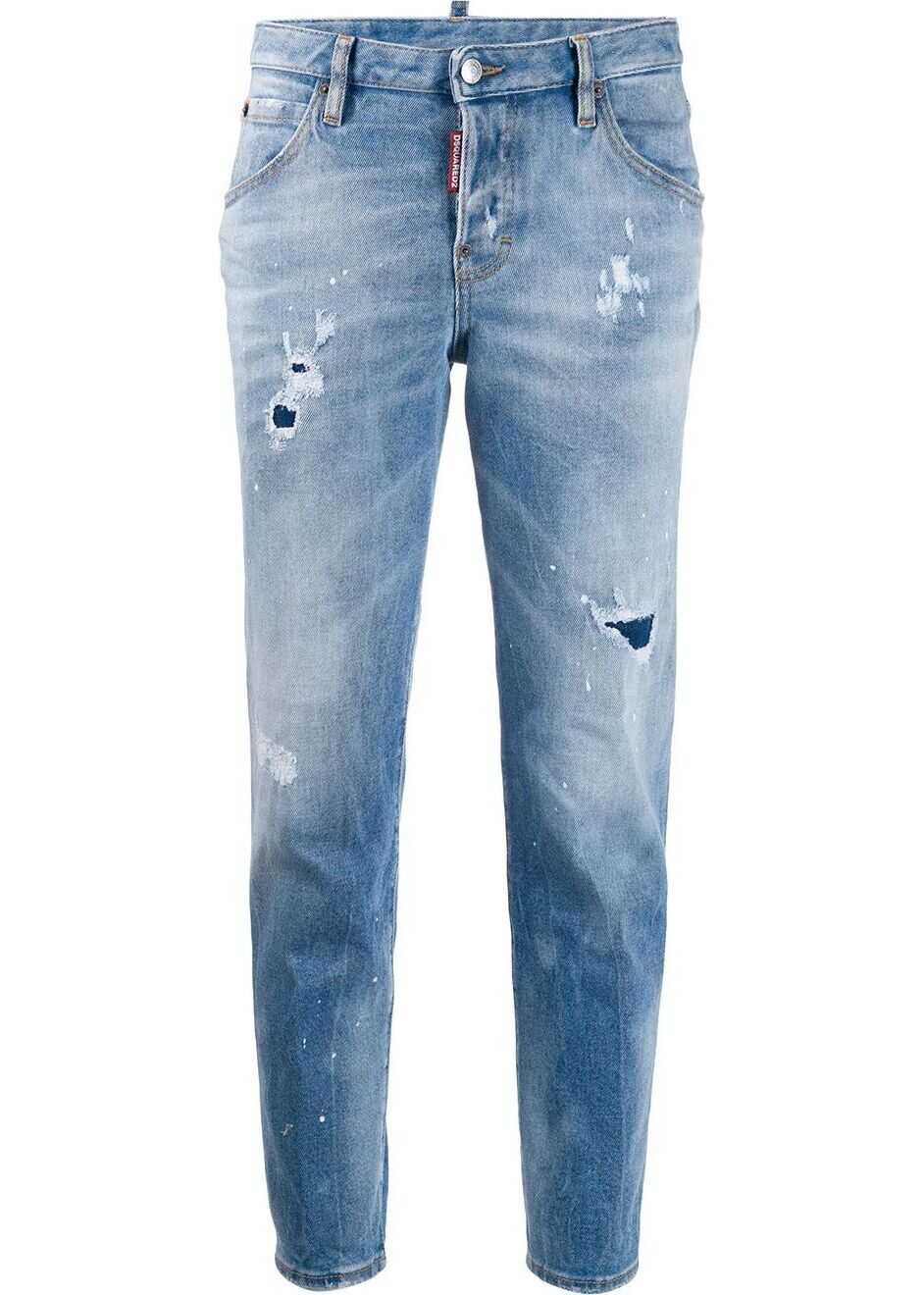 DSQUARED2 Cotton Jeans LIGHT BLUE
