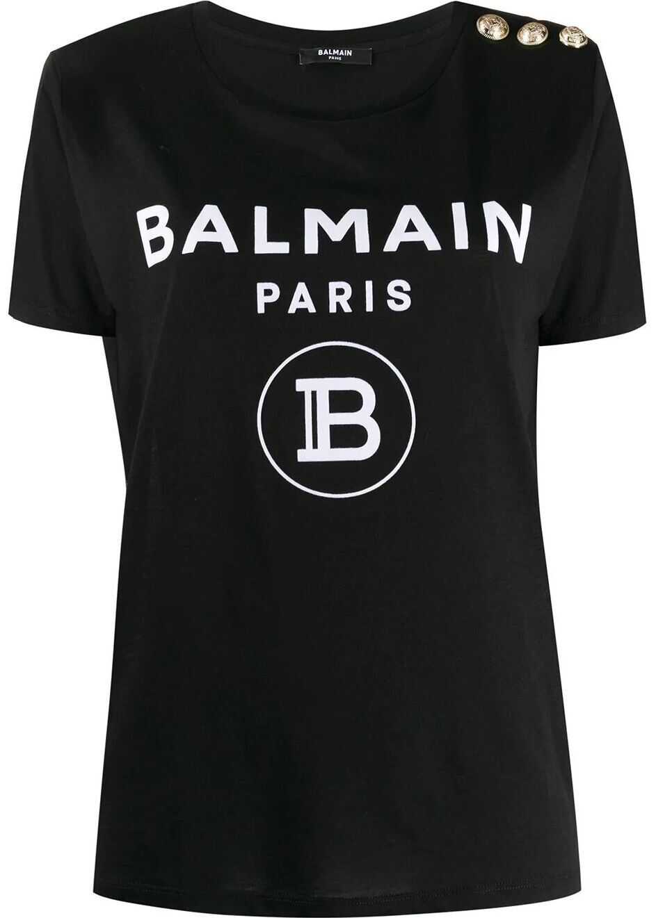 Balmain Cotton T-Shirt BLACK