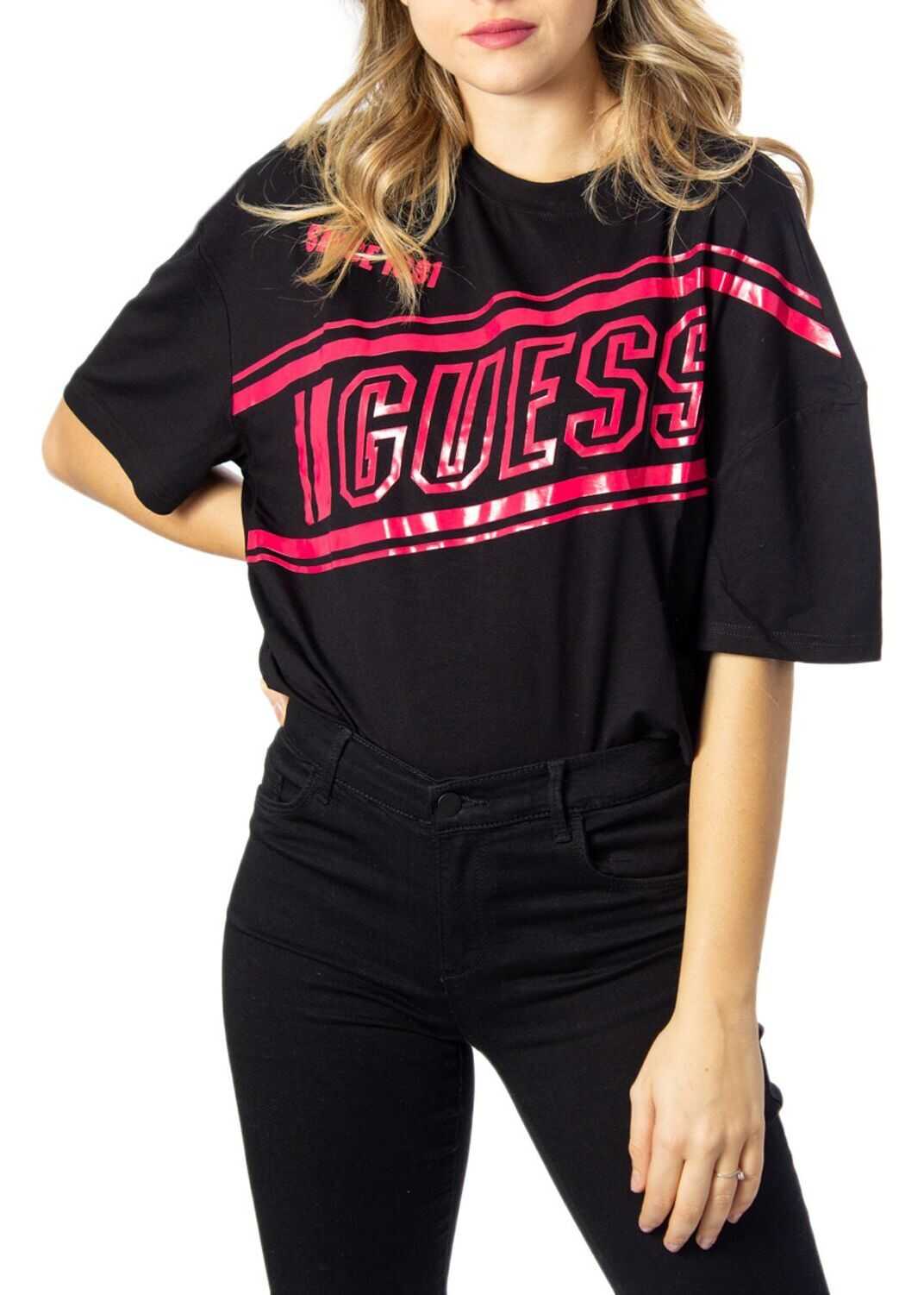 GUESS Viscose Bodysuit BLACK