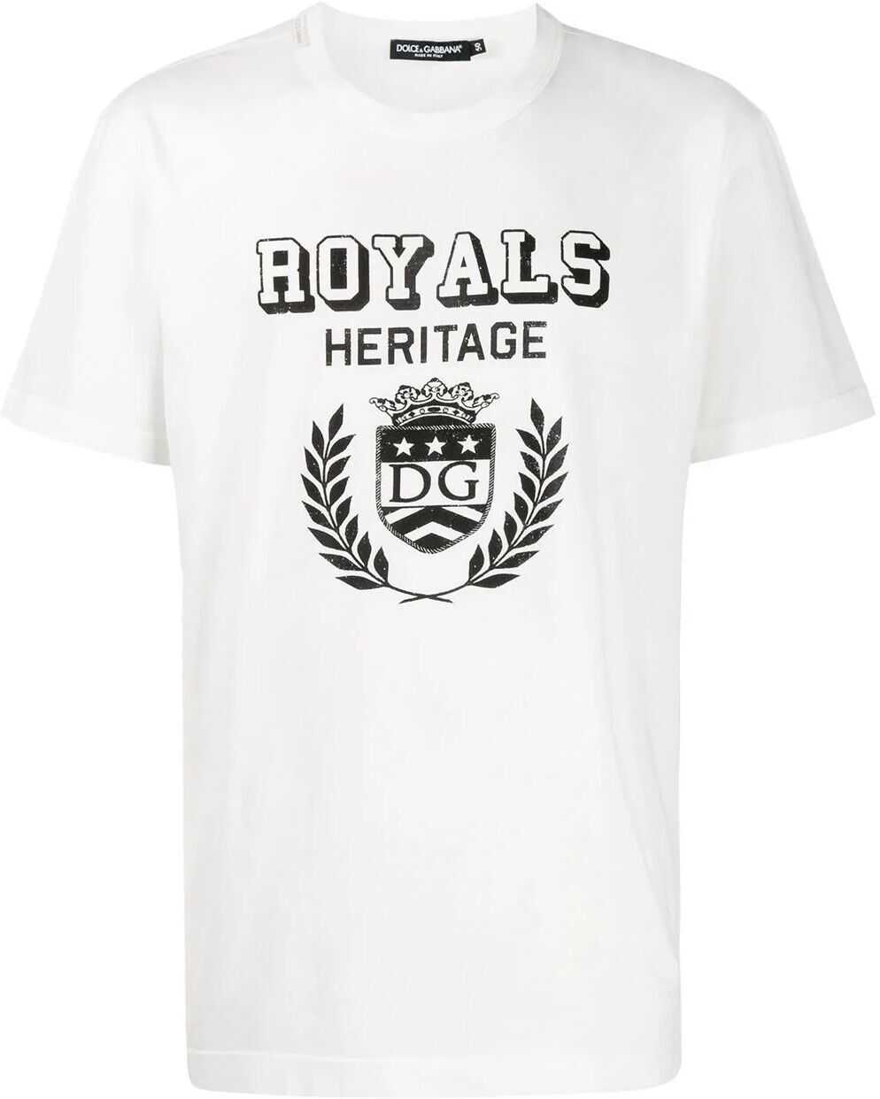 Dolce & Gabbana Cotton T-Shirt WHITE