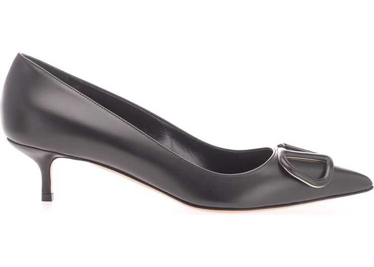 Valentino Garavani Leather Pumps BLACK