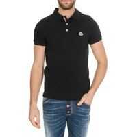 Tricouri Polo Polo Shirt In Dark Blue With Logo Patch Barbati
