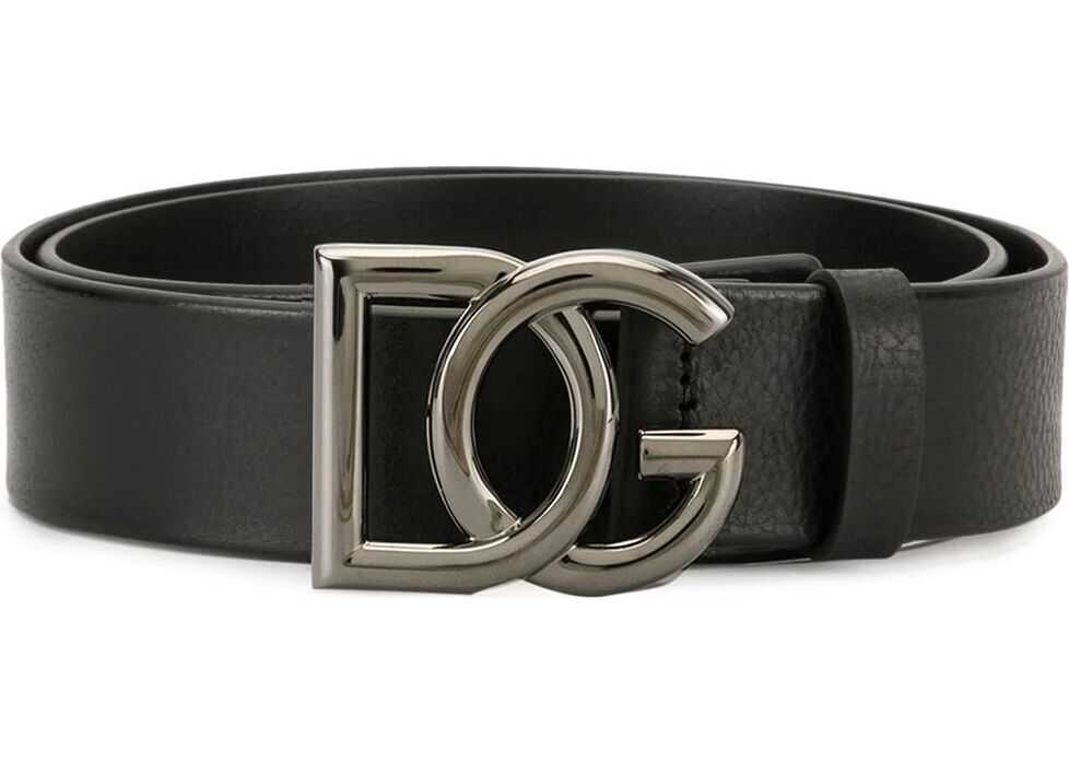 Dolce & Gabbana Leather Belt BLACK