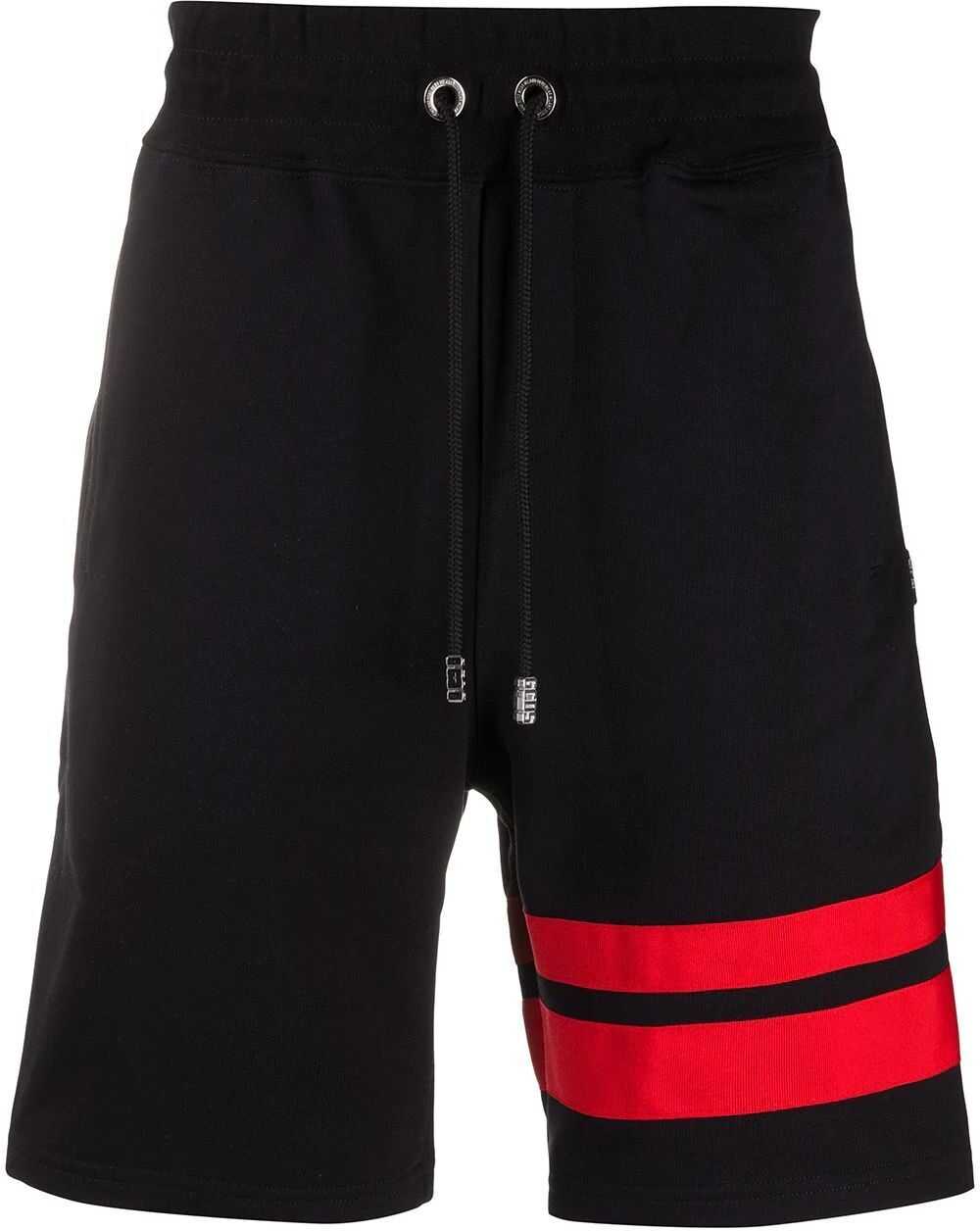 GCDS Cotton Shorts BLACK