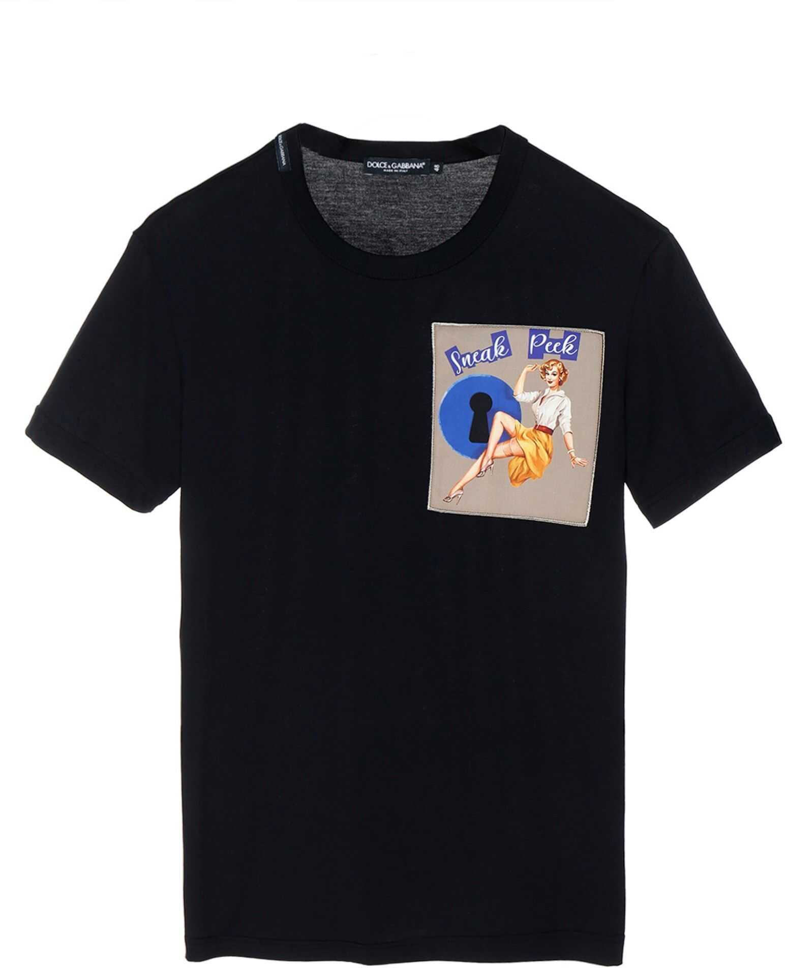 Dolce & Gabbana Cotton T-Shirt BLACK