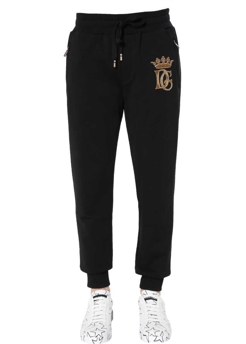 Dolce & Gabbana Cotton Joggers BLACK