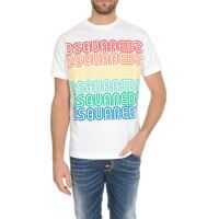 Tricouri Multi Color Vintage Logo T-Shirt In White Barbati